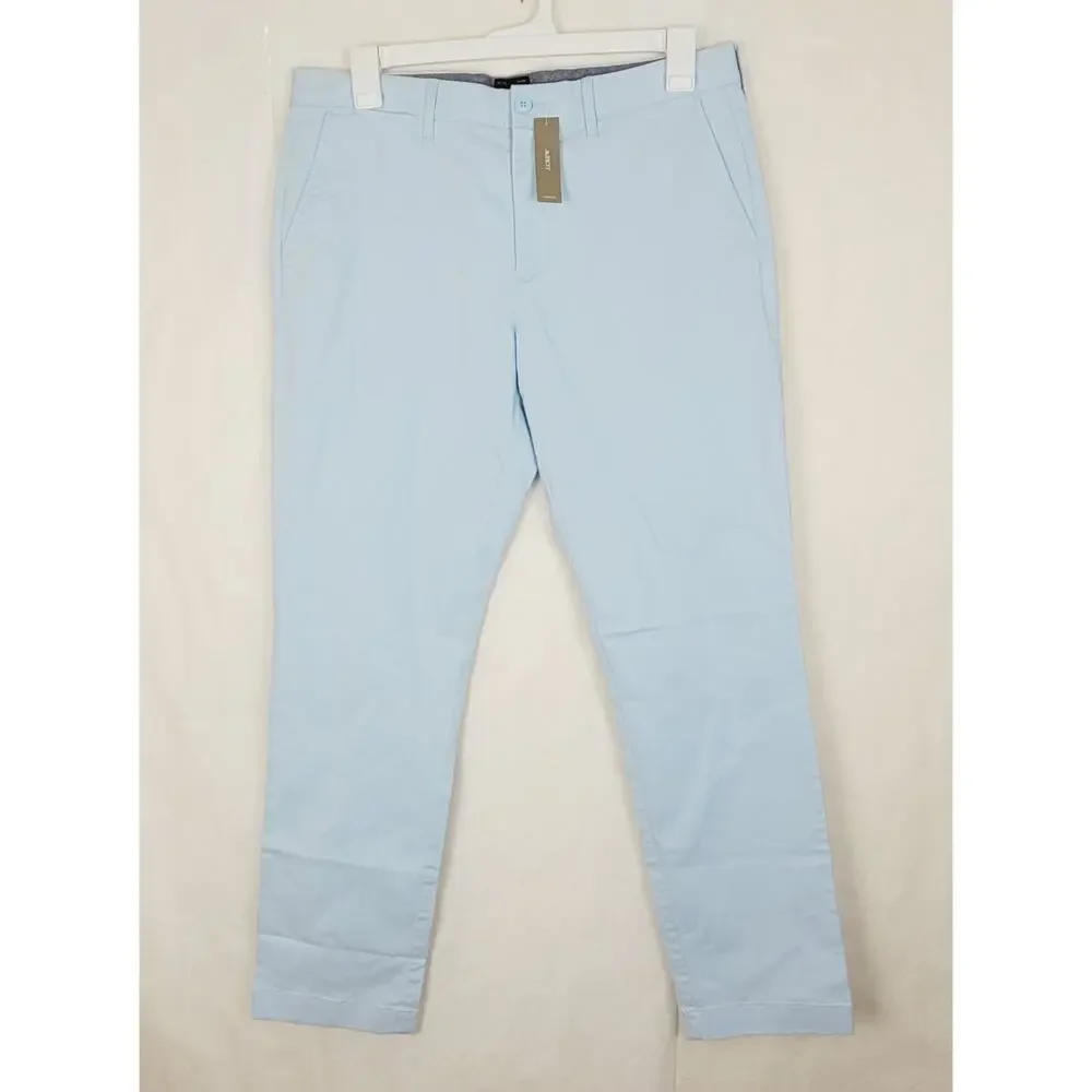 New J.Crew blue Straight 770 trouser pants Size 34x32 mens Preppy Classic Career